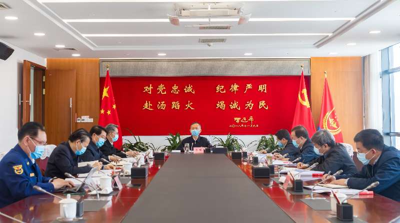 肏美女永久免费送黄明在应急管理部党委会上强调 着力加强党委班子自...